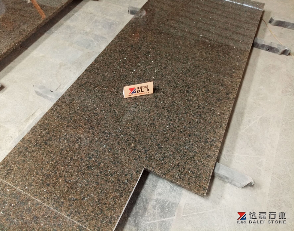 Saudi Tropical Brown Granite Countertops Project Wholesale