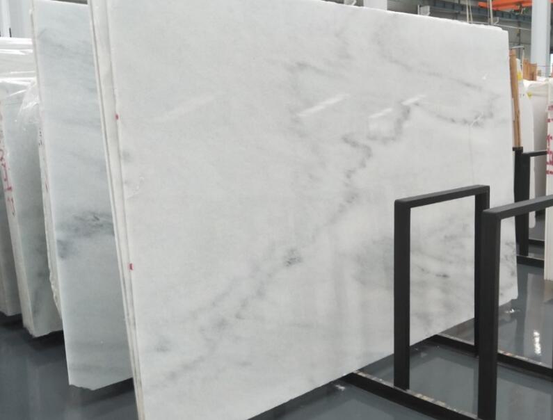 Dalei Stone White Marble Big Slabs Grey Veins