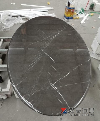 gray marble table top