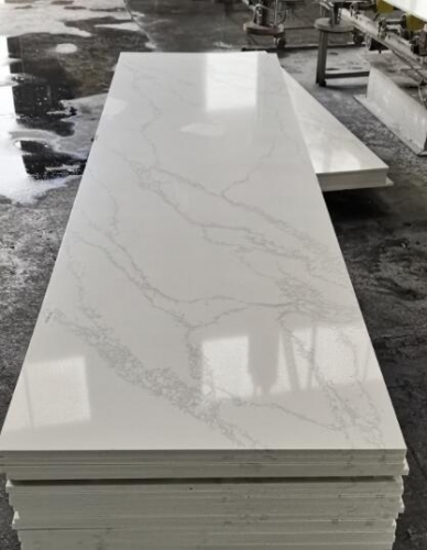 Calacatta White Quartz Slabs Small Slabs Kitchen Counertops